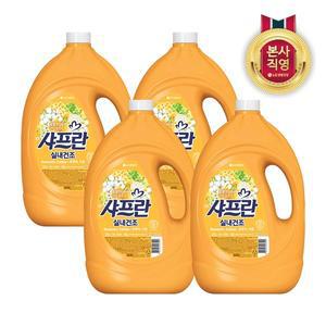 [엘지생활건강]샤프란 실내건조 섬유유연제 로맨틱 코튼 3.1L x 4개
