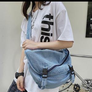 [하프클럽/패션이슈]캐주얼 데님 크로스백 619308667740