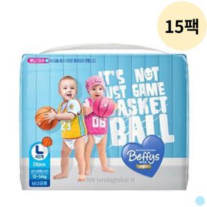 베피스 팬츠 드라이핏 팬티 기저귀 대형 24p 15팩