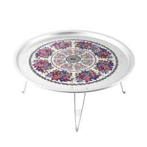 양은 옛날 레트로 접이식 밥상 양은밥상 특왕대 560 x 235mm
