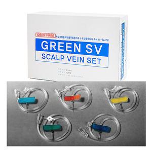 두원 나비침 22G 100개입 스칼프베인 피하수액 나비바늘 scalp vein set