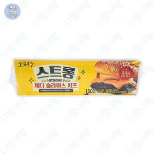 [무배]소와나무 스트롱 체다슬라이스치즈 1.8kg 100매