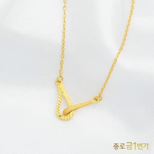 [기타]여자 순금 목걸이 커브 11.25g