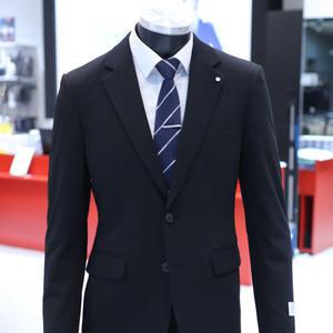 [STCO]블랙 슬림핏 스판 수트 F1SJ23501SET