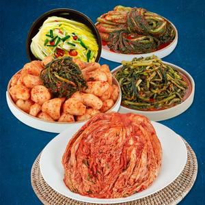 [딤채식품] 포기김치 1kg 외 총각,열무,갓,백김치 모음