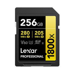 Lexar Professional SDXC 1800배속 V60 UHS-II 280MB/s 256GB