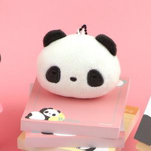파오랑 귀여운 판다 인형 키링 귀여운 가방 고리 키링 백참 악세사리 (옵션 얼굴)