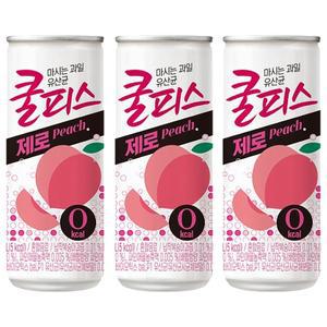 동원 쿨피스 제로 복숭아 230ml x 60캔 (30캔 2박스)