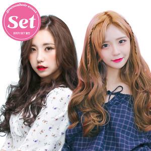고운머리 스타일피스 9종류 SET (4pcs 1set) 헤어피스 똑딱이 붙임머리 가발