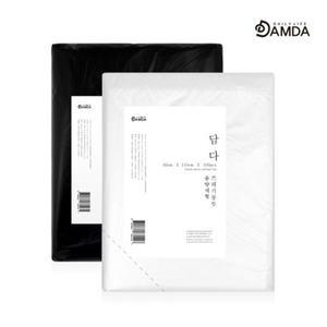 [하프클럽/담다]60리터 종량제형식 분리수거 비닐봉투 100매 1+1  투명,검정