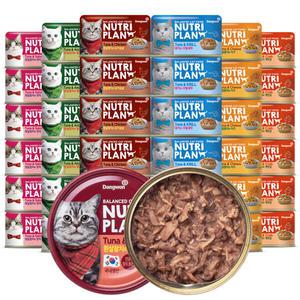 [개당826원] 동원 뉴트리플랜 6종캔 160g x 72개 골라담기 고양이캔 고양이간식 대용량
