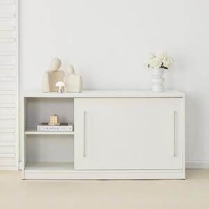 올리스 미닫이 슬라이드 다용도실 수납장 1200