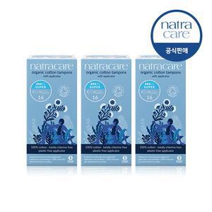 탐폰 어플리케이터-슈퍼 3개 묶음 총48매입