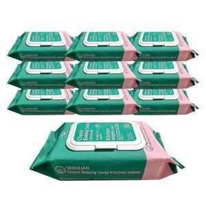선우랜드 체크 베이킹소다 주방행주 80매(캡)X10팩