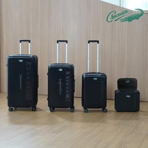 크로커다일 캐리어 10종 (캐리어5종+파우치3종+커버2종) 블랙 세트