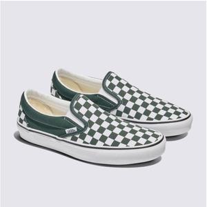 갤러리아 [공용]컬러 띠어리체커보드 클래식 Slip-on 슬립온 초록 VN000D5PPRM[광