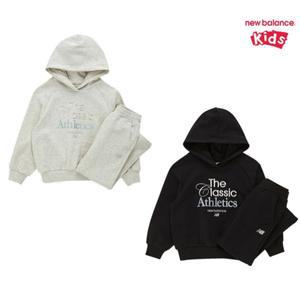 [롯데백화점]뉴발란스 NBGC_여아 크롭 후디 부츠컷 셋업 (NK9YF1805G)