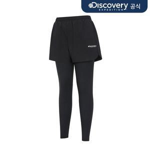 [디스커버리]여성 2 IN 1 레깅스 (BLACK)