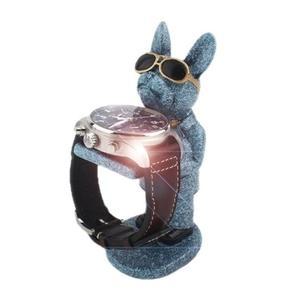 인테리어효과 12.9CM 손목시계 받침스탠드 DOG모양 시 (WFH20WH)