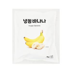 이안 냉동 바나나 슬라이스 3kg (1kg x 3팩)/ 베트남산