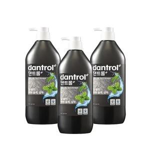 댄트롤 비듬완화 딥클린 박하 솔트샴푸 820ml x 3개
