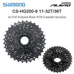 SHIMANO ALTUS CS 00 9V 9단 블랙 MTB 카세트 스프로킷 11-32/36T 9v cubo k7 HG 자전거