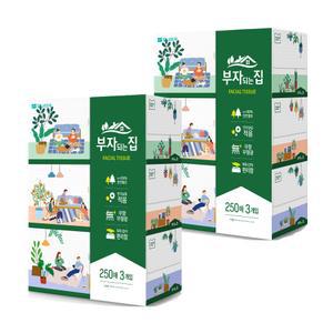 모나리자 천연펄프 각티슈 미용티슈 250매 12입