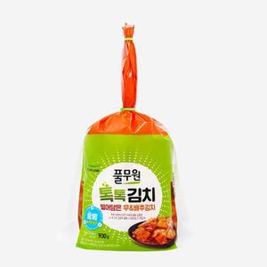 [엄마맛집]톡톡 무&배추김치 (900g) 봄식재료 풀무원 아삭아삭 시원한맛 건강한 집밥 간단한끼 1개