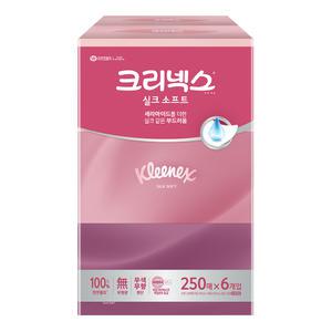 [크리넥스]크리넥스 실크소프트 250매X6입