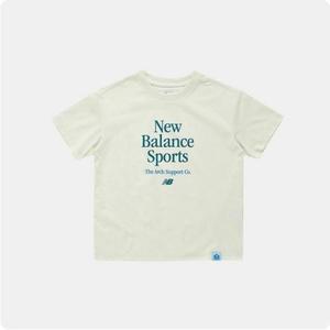 뉴발란스키즈 ESSENTIAL 베이직 반팔티 NK9EE2103U_(39)Ivory