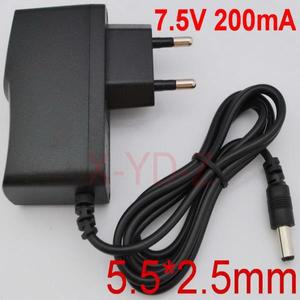 ACDC어댑터 컨버터 스위칭 전원 어댑터 EU 플매트 카펫 러그 DC 5.5mm x 2.1mm-2.5mm 7.5V 200mA AC 100V-2