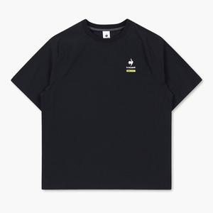 [르꼬끄] 티셔츠 IST 공용 AGA 씬플렉스 반팔 피스테 QP223GWT41 BLK0