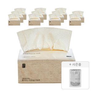 생활공작소 뽑아쓰는 키친타올 무표백 100매, 12개 + 증정(탈취제 스탠드형 50g, 1개)