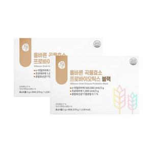 올바른 곡물효소 프로바이오틱스 블랙 90포 2개