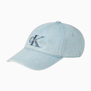 캘빈클라인진 Calvin Klein Jeans 남녀공용 CKJ 모노그램 엠브로이더리 데님 볼캡 라이트블루 4G5041GLHL