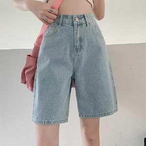 연청 빈티지 데님 와이드팬츠 캐주얼 5부반바지 코디
