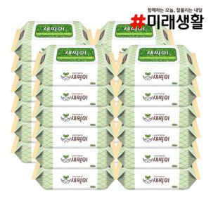 미래생활 잘풀리는집 새싹이 물티슈 캡형 100매 X 24개