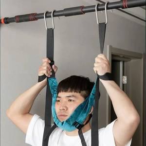 목견인기 목디스크 교정기 경추 견인 벨트 슬링 수평 바 서스펜션 가정용 목 마사지 스트레처