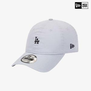 뉴에라 MLB LA 다저스 워시드 미니 로고 언스트럭쳐 볼캡 스노우 그레이 (14205765)
