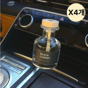 바이향 대용량 차량용 디퓨저 블랙체리향 150ml X4