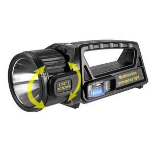 SL-01 초강력 손전등 휴대용 써치라이트 랜턴 3200루멘 충전식 LED후레쉬 집중광 확산광 라이트 태양열 렌턴
