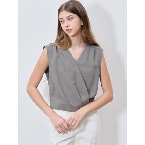 [쉬즈미스]품격있는 랩 슬리브리스 블라우스 택가격 168000원 _P393336006