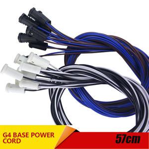 10 개 57cm 길이 G4 램프 소켓 12V 110V 220V 조명 액세서리 LED 크리스탈 램프 전구 할로겐 전구