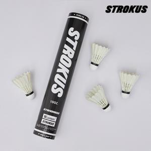 스트로커스 스탠다드 블랙 배드민턴 셔틀콕 12개입 1타 오남스포츠