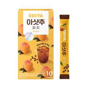 이디야 아샷추 피치 복숭아맛 티타임 힐링 브런치 아이스티 빵 파인다이닝