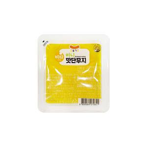 일가 슬림 미니단무지 130g 업소용 배달용 1회용 슬라이스 단무지