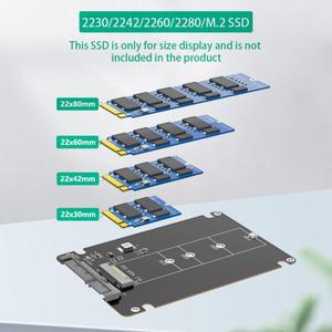 M.2 NGFF B Key To 2.5inch SATA SSD Enclosure Hard Disk Case 2.5 Inch III Adapter