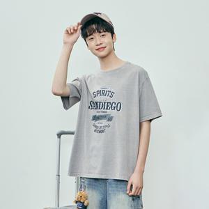 [롯데백화점]행텐 틴즈 피그먼트 워터프린트 반팔 티셔츠 (14520-031-415)
