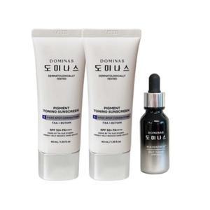 [도미나스] NEW 트라넥삼산 피그먼트 토닝 선크림 이엑스 40ml 2개 + 도미나스 스팟 토닝 앰플 20ml 1개