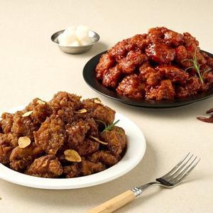 [멕시카나][무료배송] 더 바삭한 순살 닭강정 500g5팩 골라담기(양념맛/마늘...